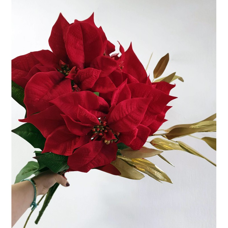 Bukiet poinsecja 62cm sun674 red