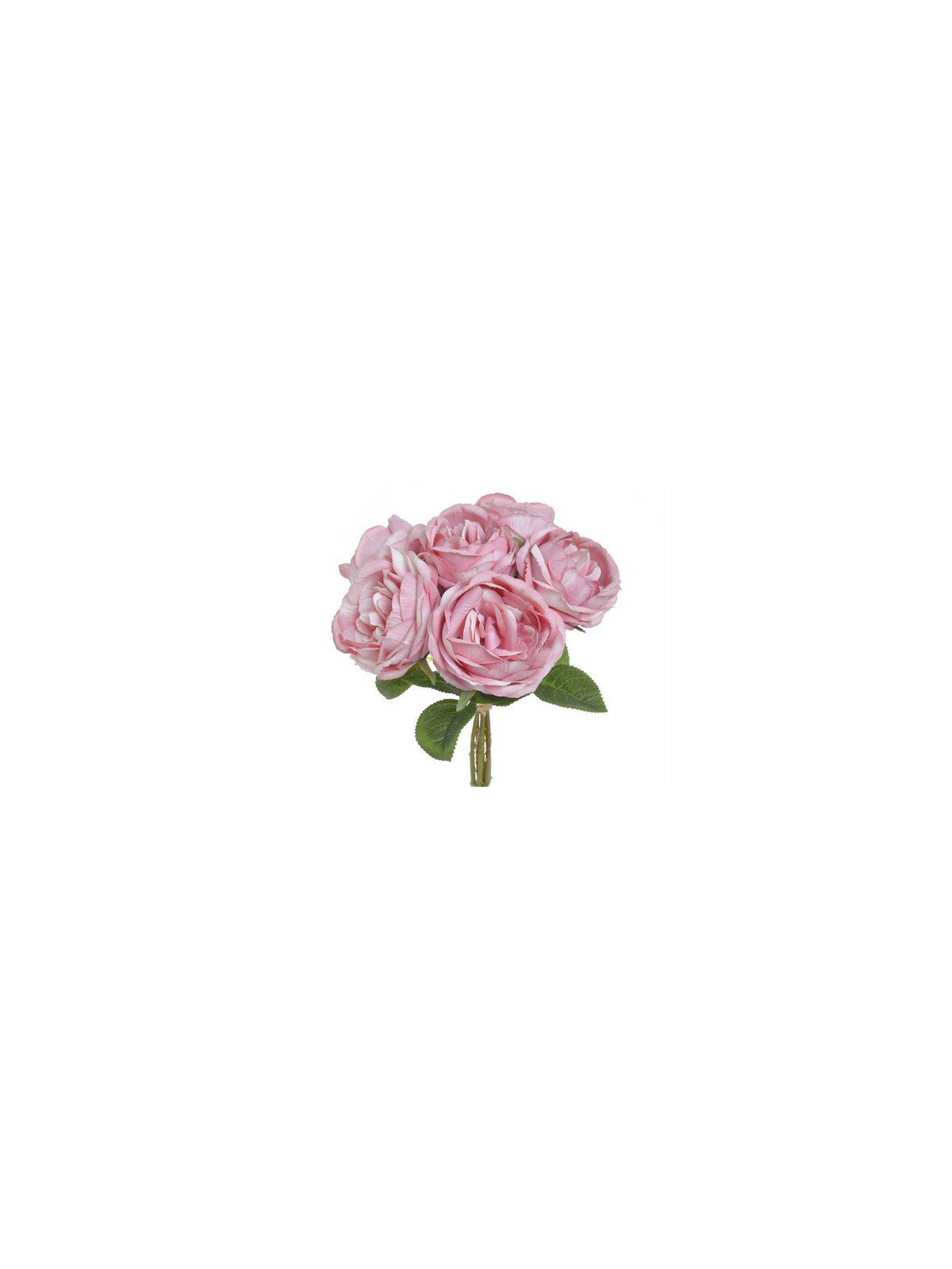 Bukiet róż x6 28cm vintage pink