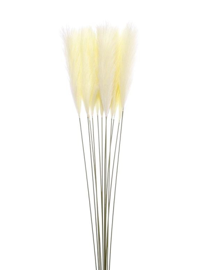 TRAWA PAMPASOWA POJ. TIK119 85CM WHITE CREAM