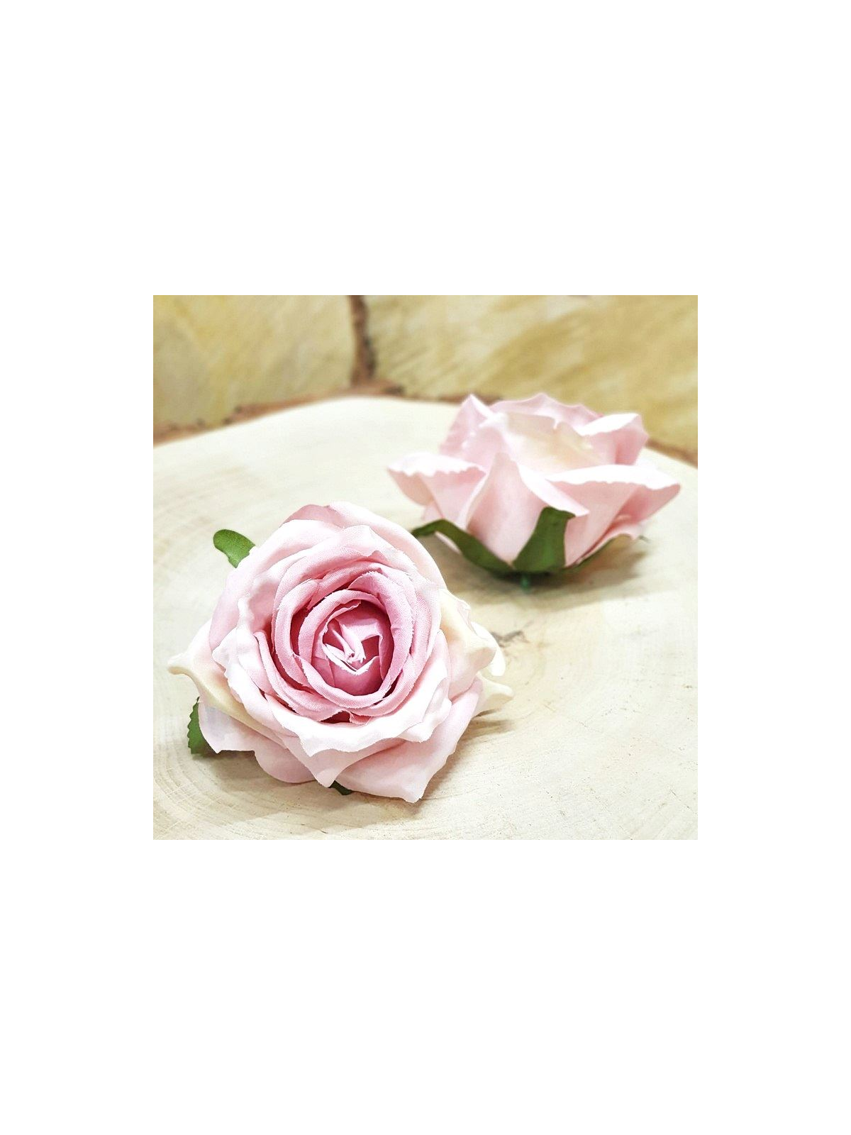 Róża głowa 10cm ly003 OLD LT PINK PINK RD0105
