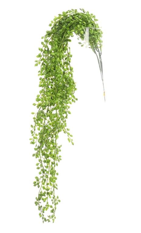 ROŚLINA SZTUCZNA ZWIS SENECIO 82CM GREEN