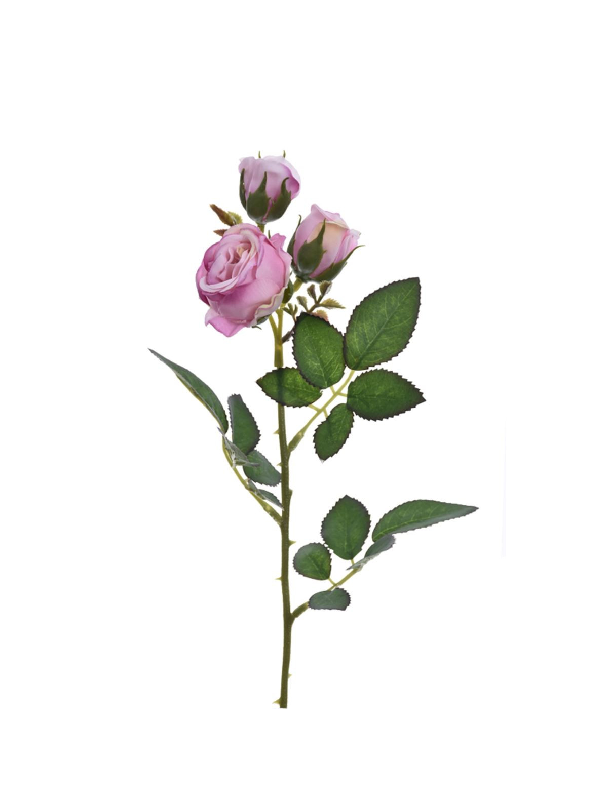 DROBNA RÓŻA NA PIKU 37CM SUN680 DIRTY PINK