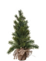 CHOINKA W JUCIE NATURAL 40CM CH083 GREEN