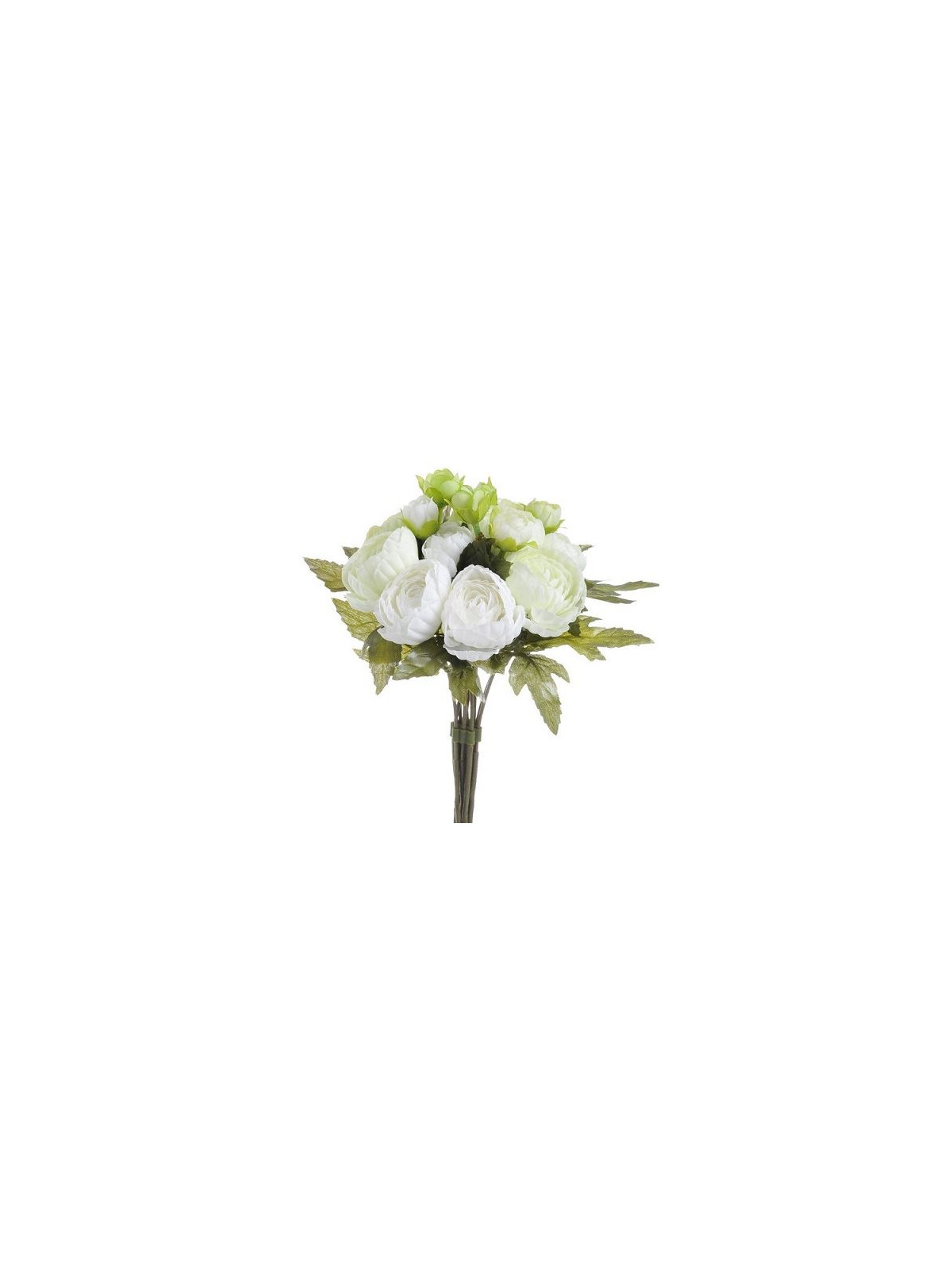 PĘCZEK KAMELEK PEŁNIK 10 KWIATÓW 21CM CREAM LT GRE