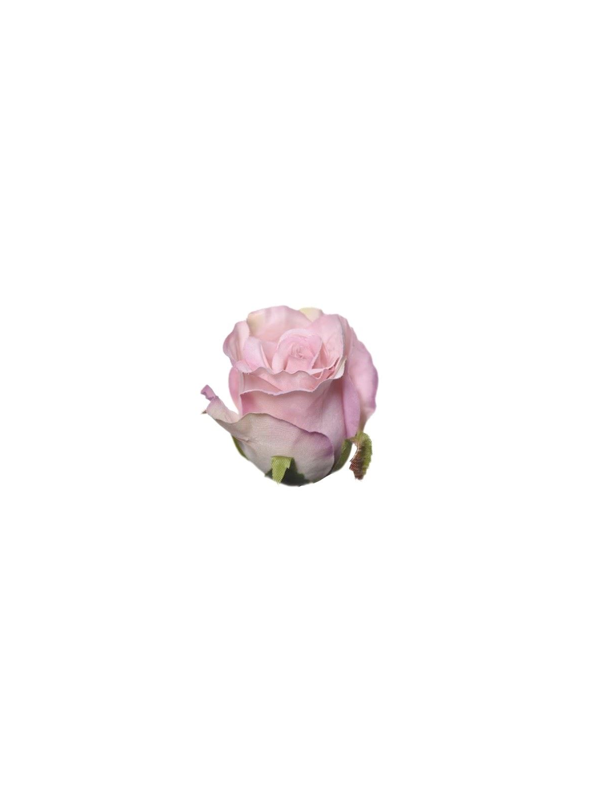 RÓŻA W PĄKU GŁÓWKA 6CM SUN412 MAUVE LT PINK