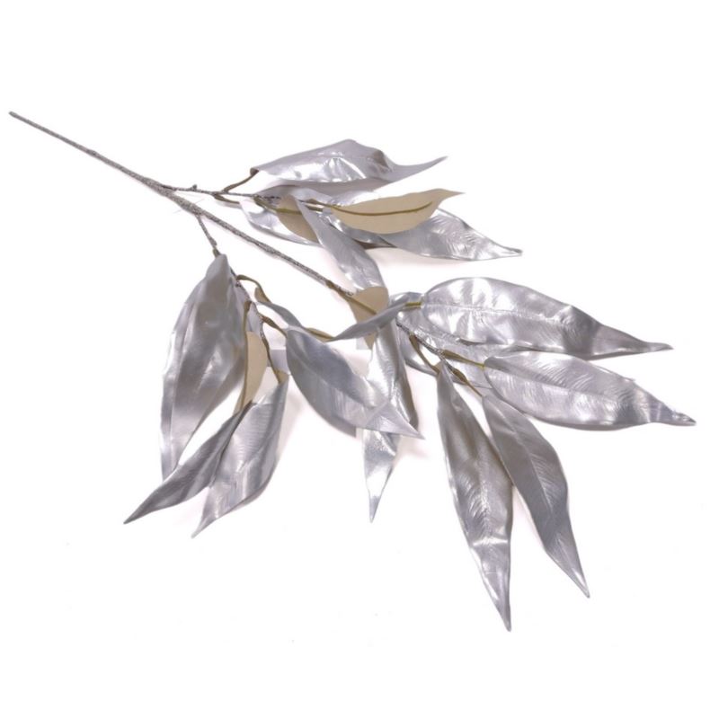 WILLOW EUCALIPTUS BRANCH 76CM CHAMPAGNE