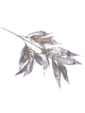 WILLOW EUCALIPTUS BRANCH 76CM CHAMPAGNE