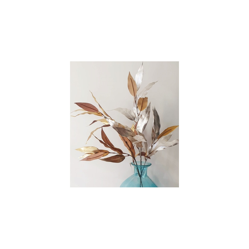 WILLOW EUCALIPTUS BRANCH 76CM CHAMPAGNE