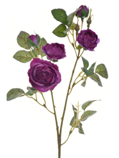 RÓŻA MINI NA GAŁĄZCE 50CM SUN760 PURPLE