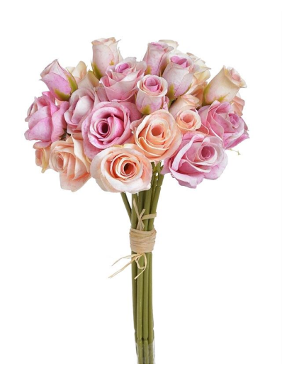 PĘCZEK RÓŻYCZEK W PĄKU 36CM CREAM LT PINK