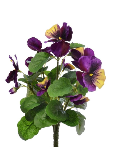 BRATEK PANSY BUSH 30 CM SUN418 PURPLE YELLOW