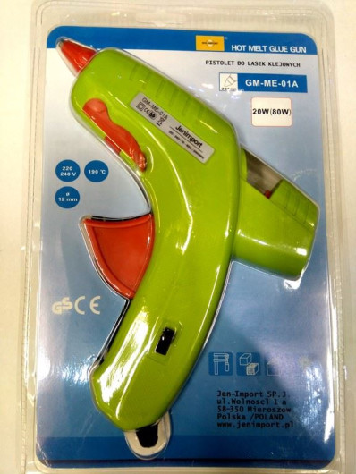 PISTOLET DO KLEJU 12MM 20W(80W) włącznik GM-ME-01A