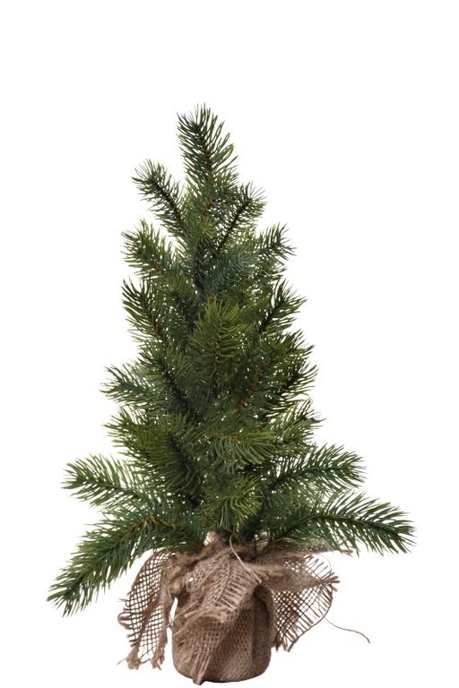 CHOINKA W JUCIE NATURAL 40CM CH083 GREEN