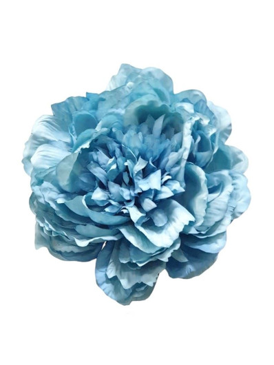 PEONIA VINTAGE GŁOWA 12CM OLD BLUE