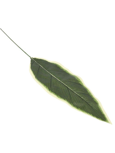 LIŚĆ HELICONIA 69cm / 8792  GREEN YELLOW