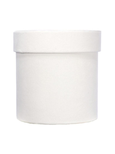 PUDEŁKO FLOWERBOX VELVET 13CMX12CM WHITE