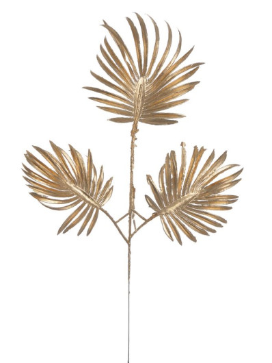 Liść palmy 37cm 10szt/pacz. champagne