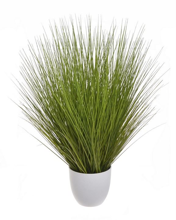 Trawa w białej doniczce 96cm green