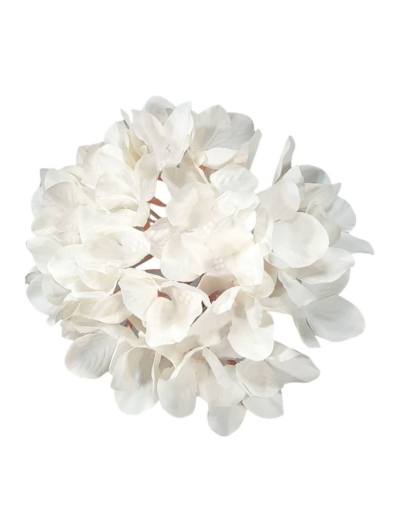 HORTENSJA GŁOWA VINTAGE 16CM OLD CREAM