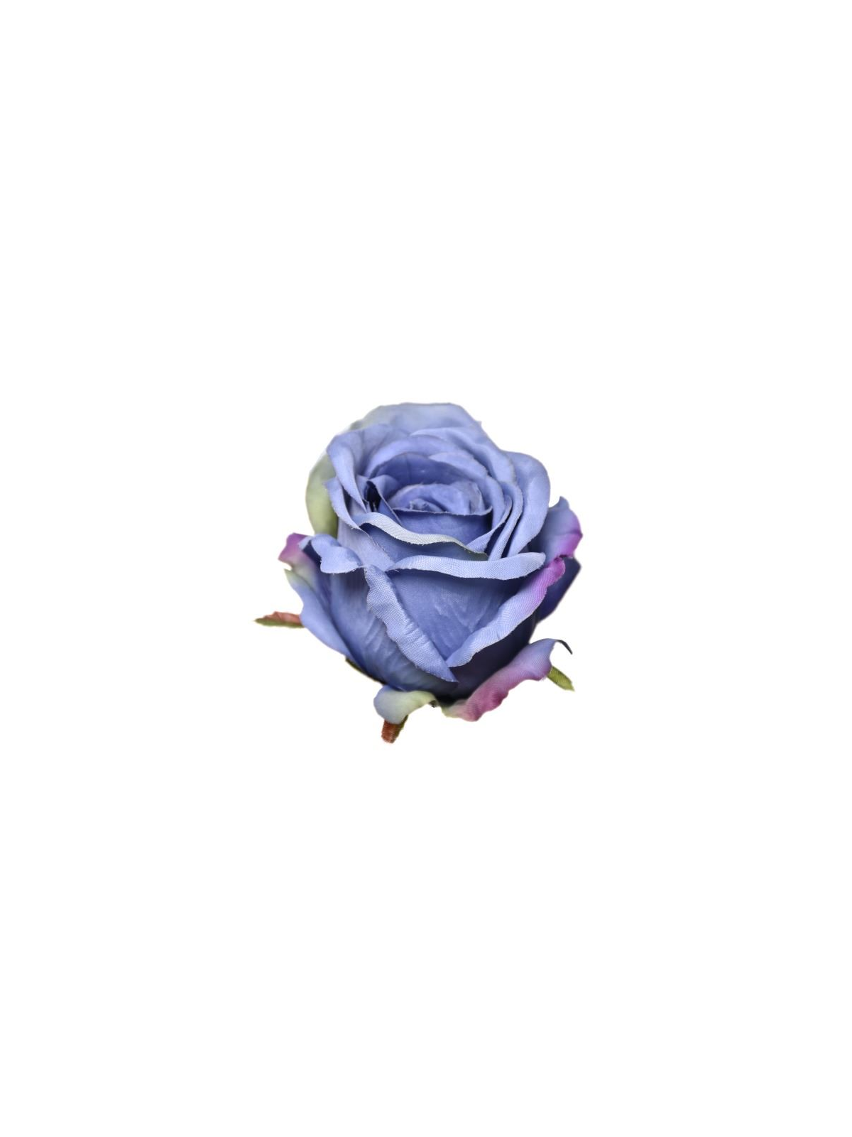 Róża główka rose head 9x8 cm sun388 pearl blue
