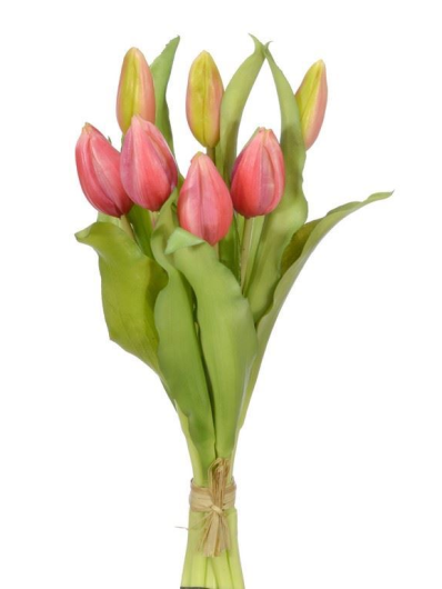 PĘCZEK TULIPANÓW W PĄKU 32CM PINK