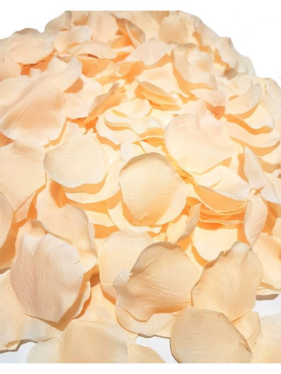 PŁATKI RÓŻ 300 PŁATKÓW W OP. PEACH