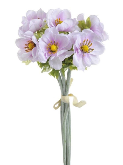 ANEMON PĘCZEK 6 KWIATÓW 33CM LT LILAC