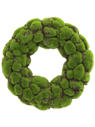 WIANEK KAMIENIE Z MCHEM 31CM / 0141 GREEN