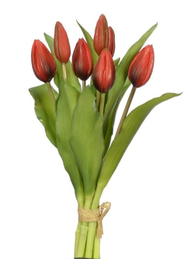PĘCZEK TULIPANÓW W PĄKU 32CM RED