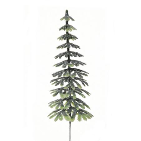 MINI CHOINKA NA PIKU 22CM XTIK015 GREEN SILVER