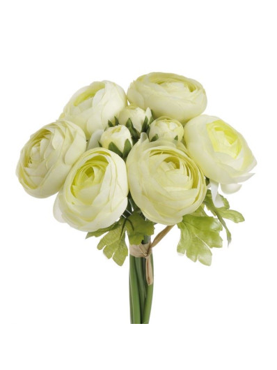 RANUNNCULUS BUKIET X9 24CM GREEN LT GREEN