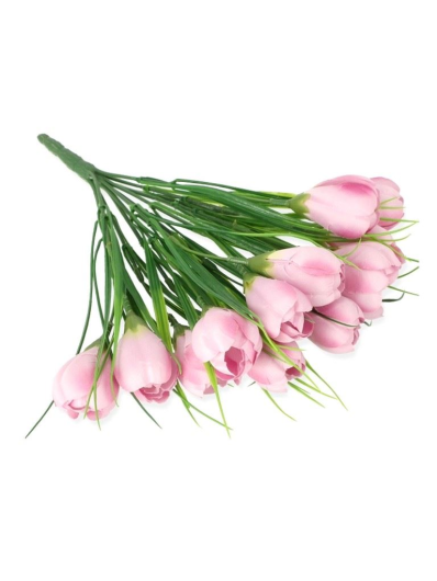 BUKIET KROKUS X12 28CM (MIX15) MAUVE PINK