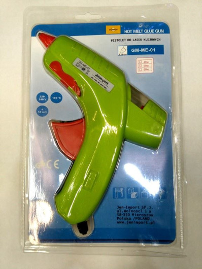 PISTOLET DO KLEJU 12MM 60W GM-ME-01 PODGRZEWACZ