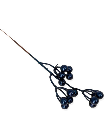 GAŁĄZKA IRGA BERRIES  27CM / 21-605  DK BLUE