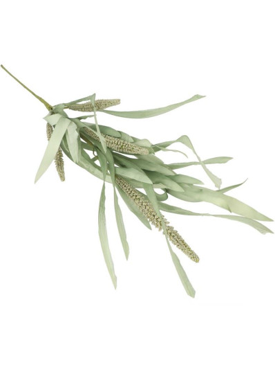 GAŁĄZKA PIANKA Z KŁOSEM 80CM / 2080 LT DK GREEN