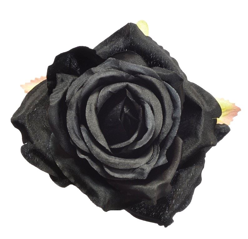 Róża głowa 10cm ly003 black