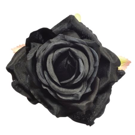 Róża głowa 10cm ly003 black