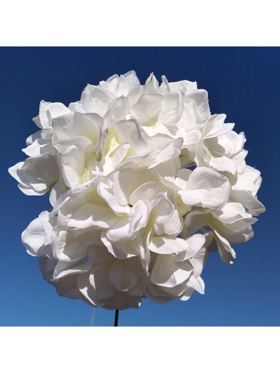 Hortensja głowa 20cm my83 pure white