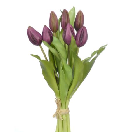 PĘCZEK TULIPANÓW W PĄKU 32CM PURPLE