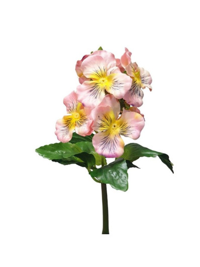 BRATEK PIK Z LISTKAMI 23CM PINK