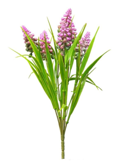 SZAFIREK BUKIET 7 GAŁĄZEK 33CM PINK