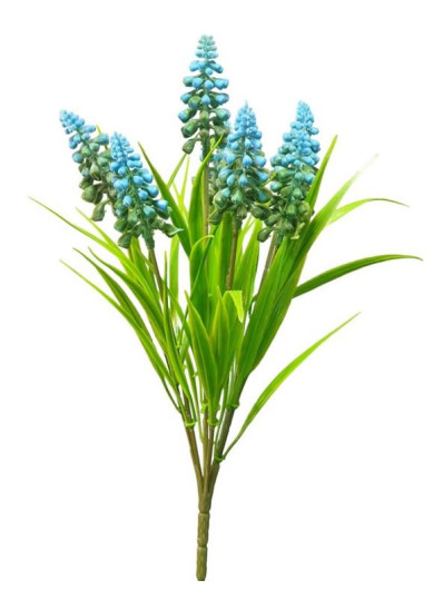 SZAFIREK BUKIET 7 GAŁĄZEK 33CM BLUE