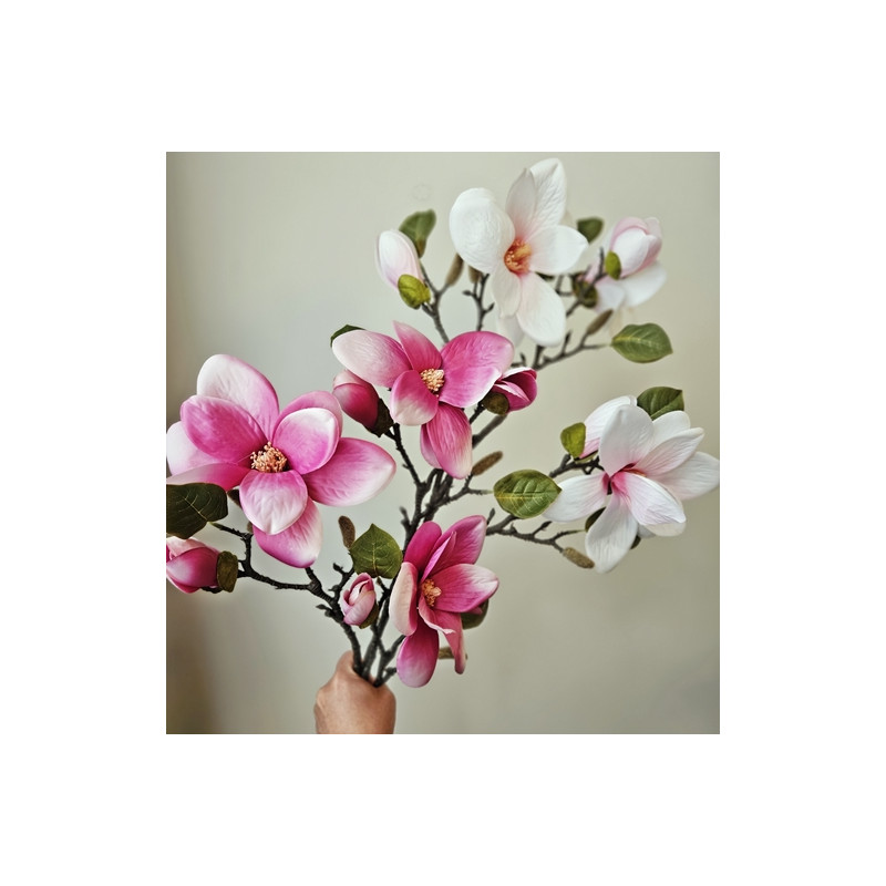 MAGNOLIA GAŁĄZKA 87CM WHITE LT PINK