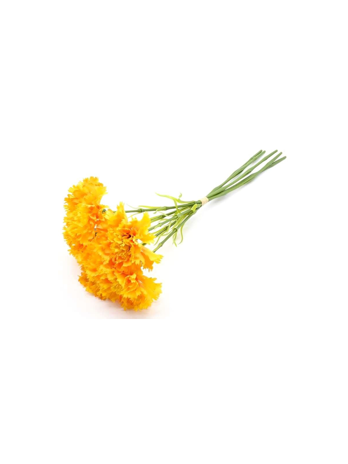 GOŹDZIK PĘCZEK 5 KWIATÓW 54CM ORANGE YELLOW