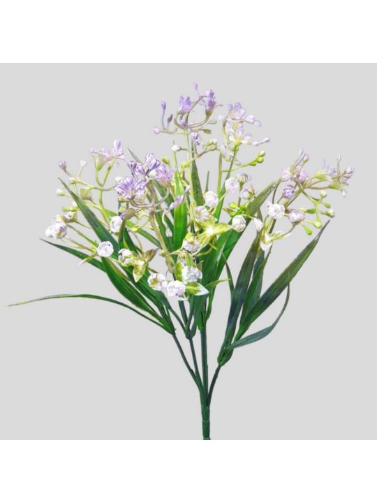 GIPSÓWKA Z TRAWKĄ BUKIET DODATEK 32CM VIOLET