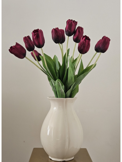 TULIPAN POJEDYNCZY 48CM ART258 BURGUNDY
