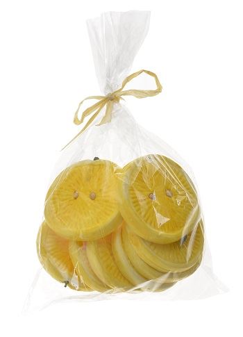 CYTRYNA PLASTERKI 5,5CM 8SZT/PACZ YELLOW
