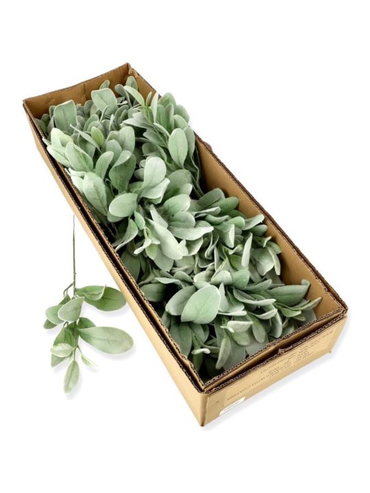 MRÓZ GAŁAZKA FLOKOWANA 36CM 15 LISTKÓW / 3647 GR