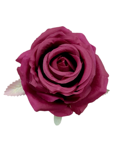 Róża głowa 10cm ly003  #30l burgundy