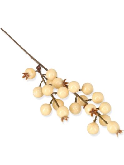PIK GŁÓG KULKI  - BERRIES PICK 28CM  / 6516B PEACH